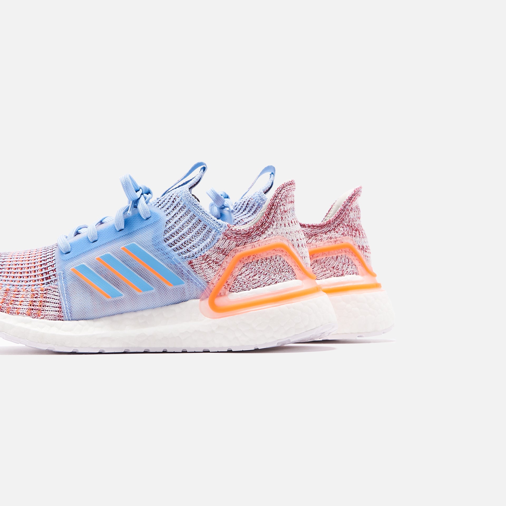 adidas WMNS UltraBoost 19 - Glow Blue / Hi-Res Coral / Active Maroon