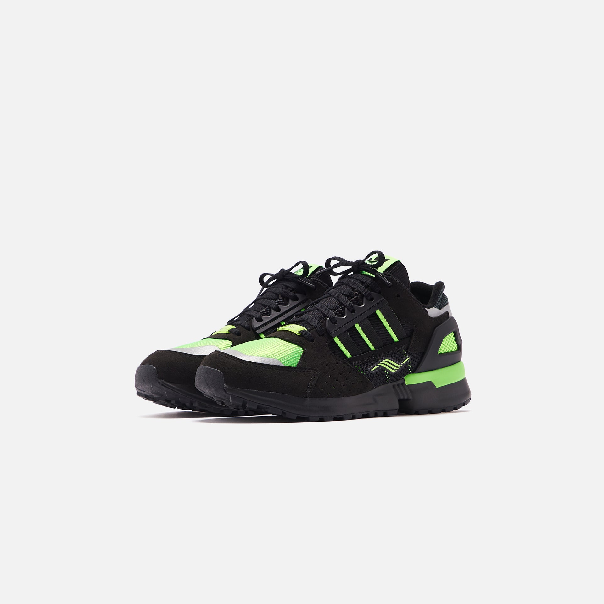 adidas Consortium ZX 10000 - Black / Green / Reflective