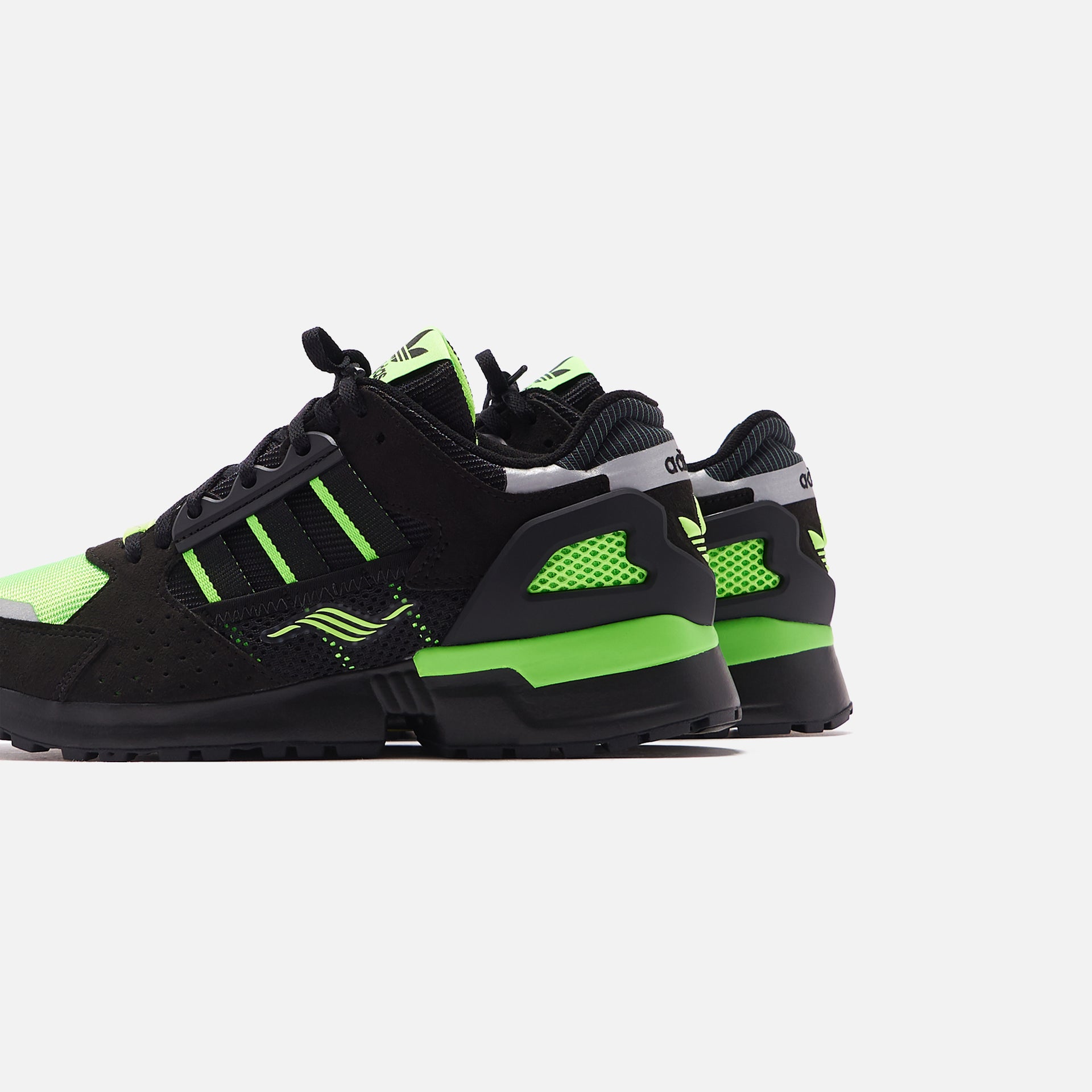 adidas Consortium ZX 10000 - Black / Green / Reflective