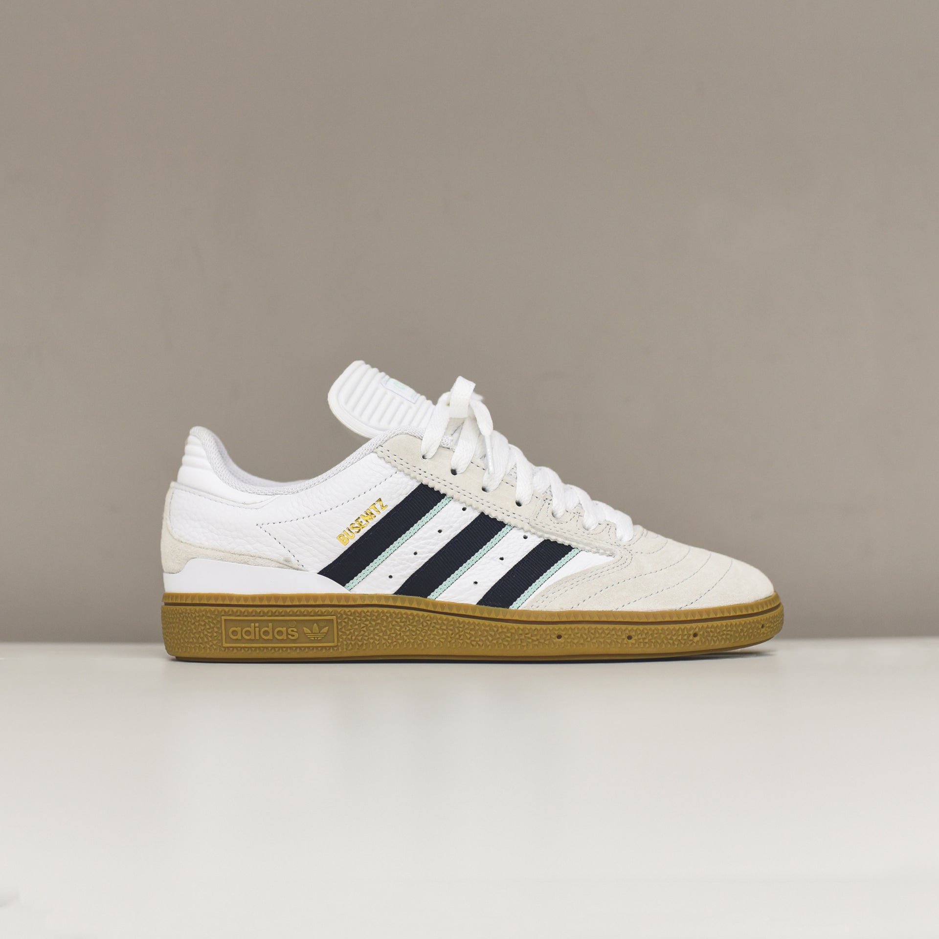 adidas Originals Busenitz - White / Collegiate Burgundy / Clear Mint