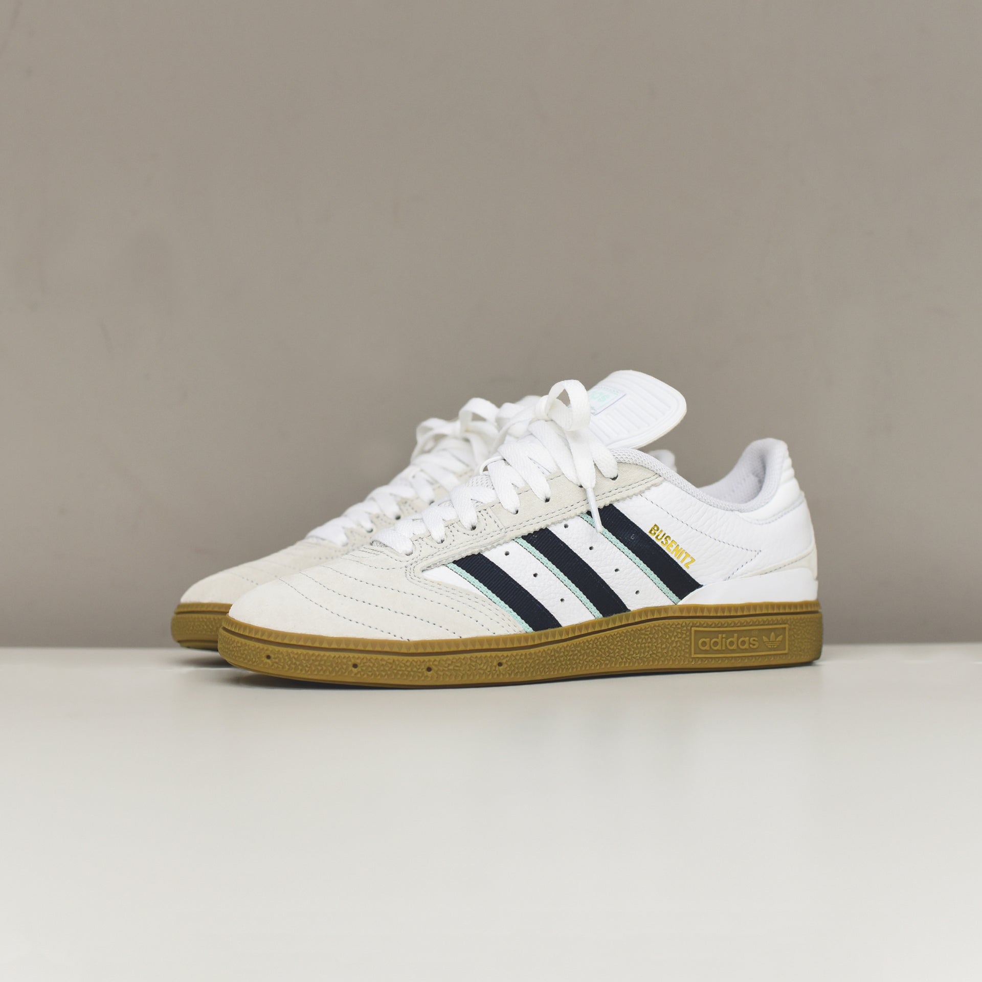 adidas Originals Busenitz - White / Collegiate Burgundy / Clear Mint
