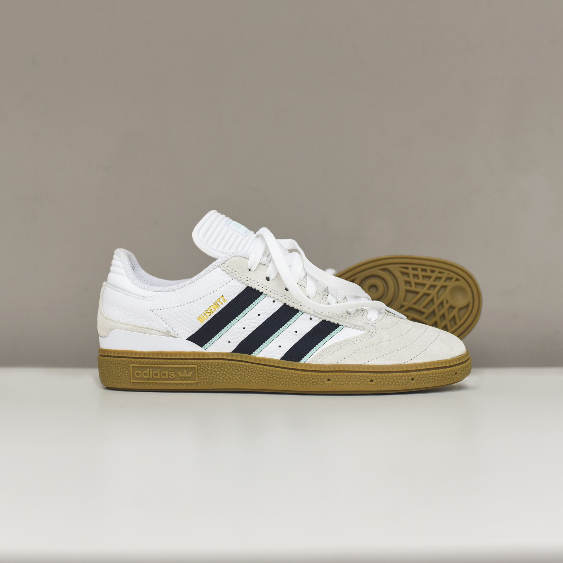 adidas Originals Busenitz - White / Collegiate Burgundy / Clear Mint