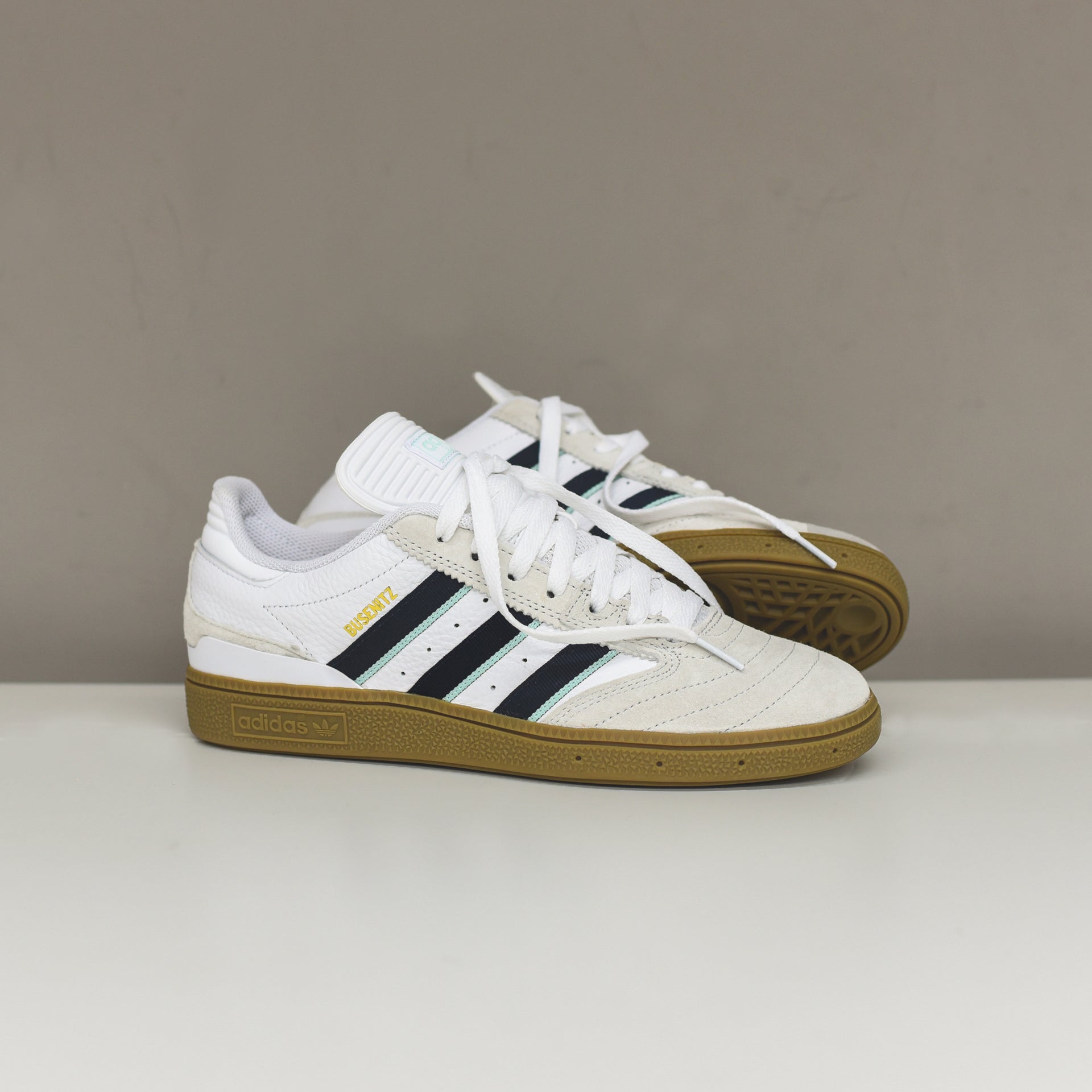 adidas Originals Busenitz - White / Collegiate Burgundy / Clear Mint