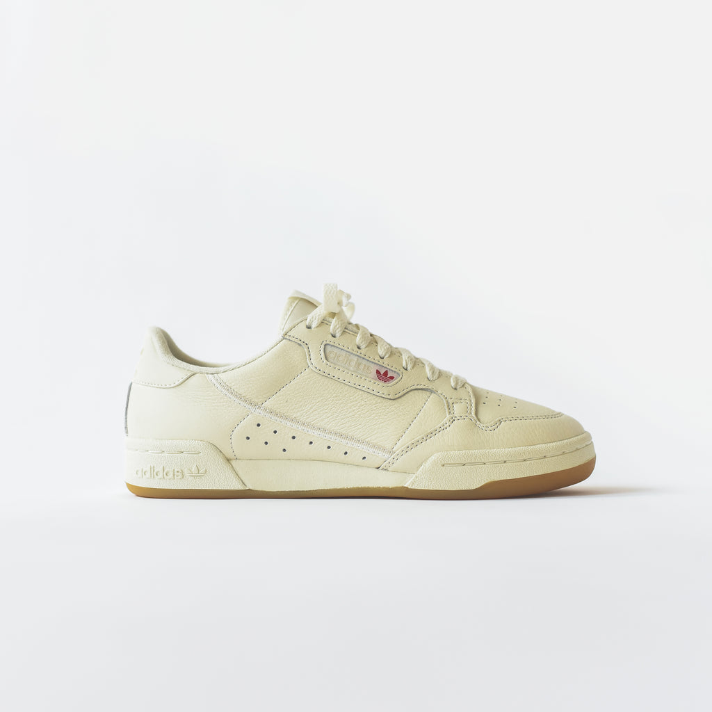 adidas Originals Continental 80 - Off White / Raw White / Gum â Kith
