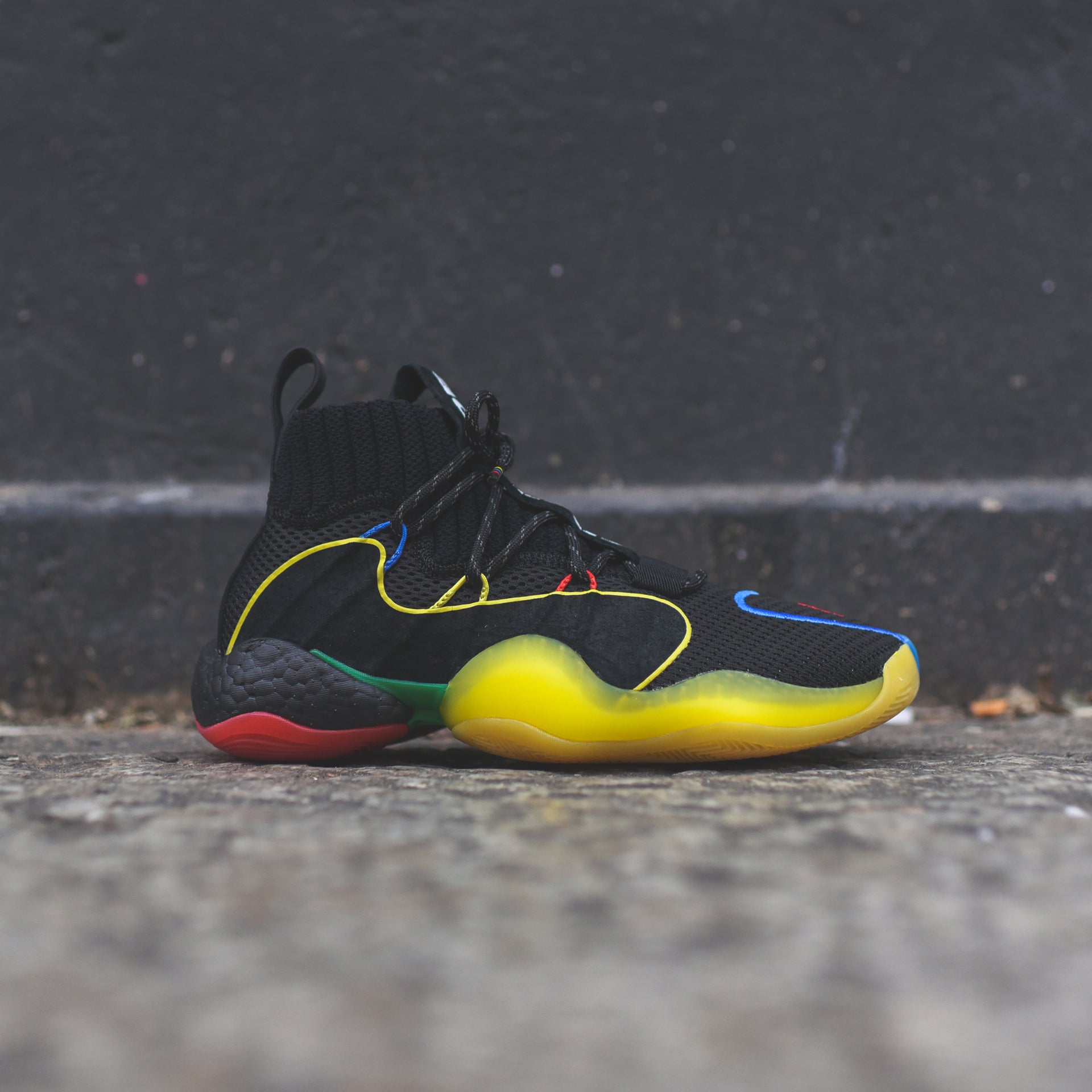 adidas x Pharrell Williams BYW LVL X - Core Black / Green / Red / Bright Royal