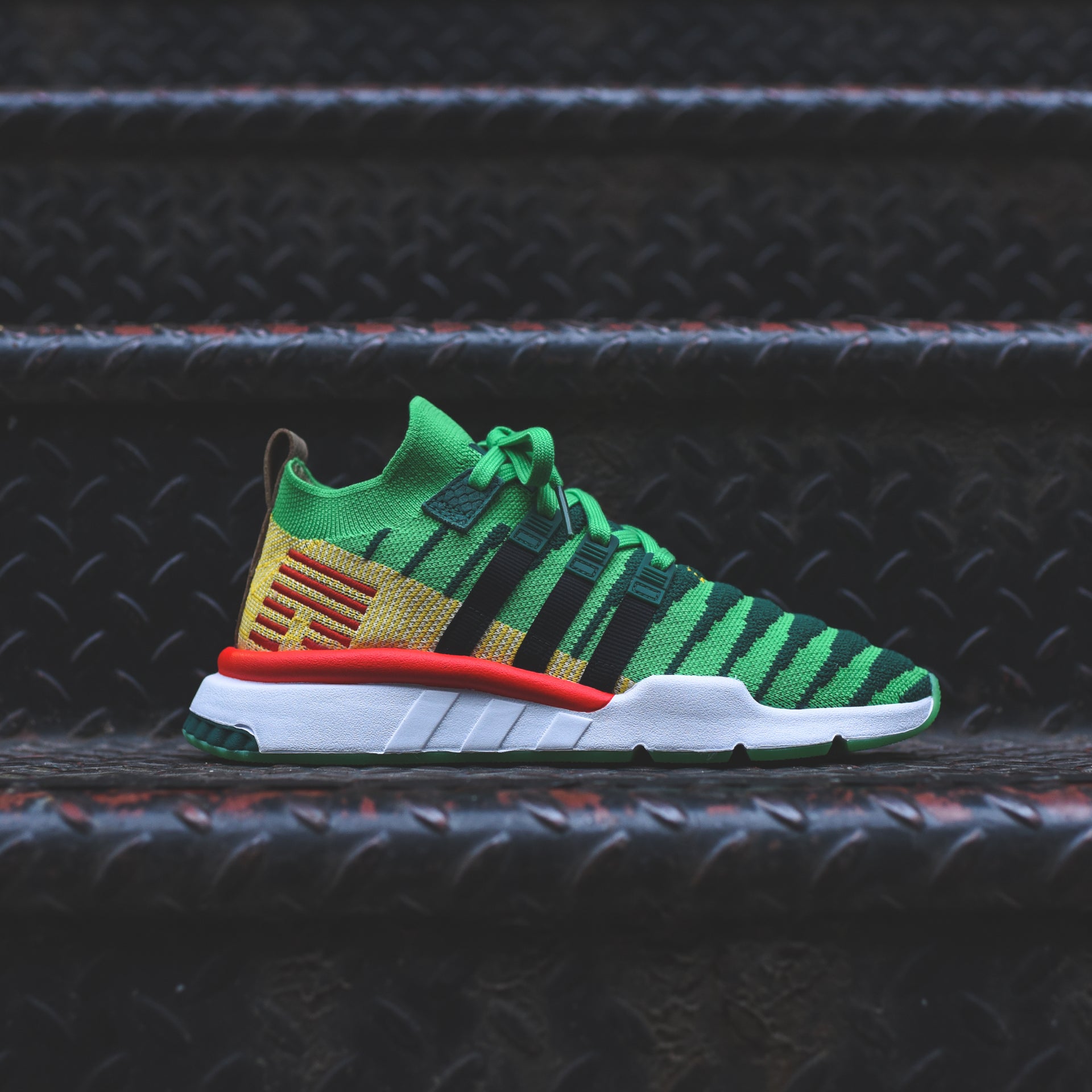 adidas Originals x Dragon Ball Z EQT Support Mid - Green / Black / Gold