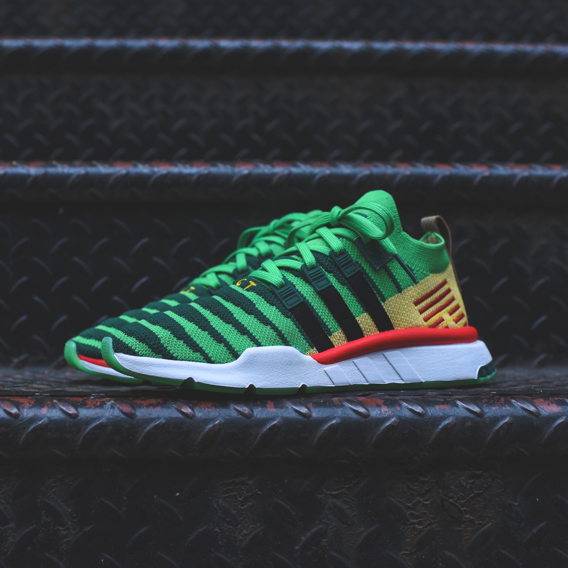 adidas Originals x Dragon Ball Z EQT Support Mid - Green / Black / Gold