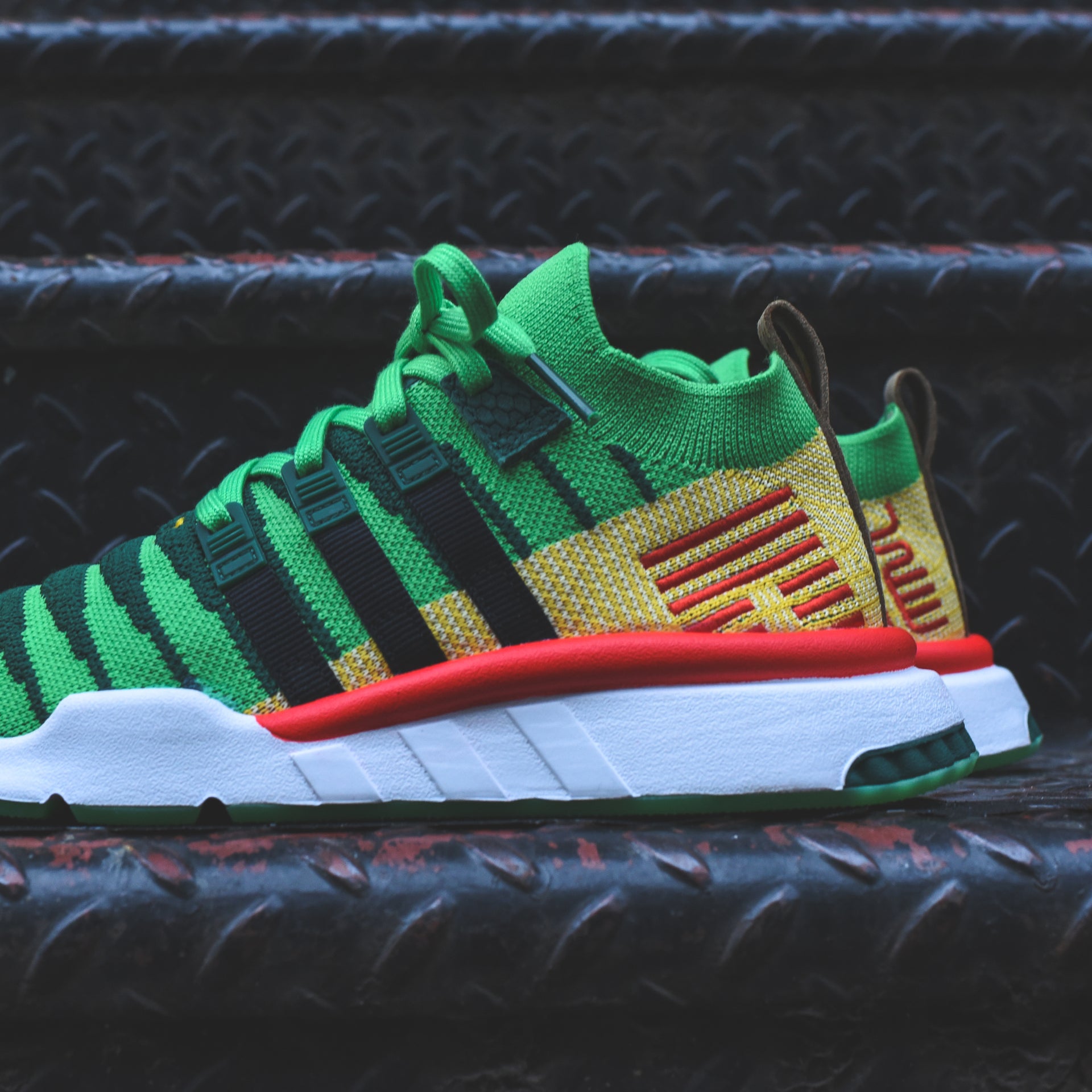 adidas Originals x Dragon Ball Z EQT Support Mid - Green / Black / Gold