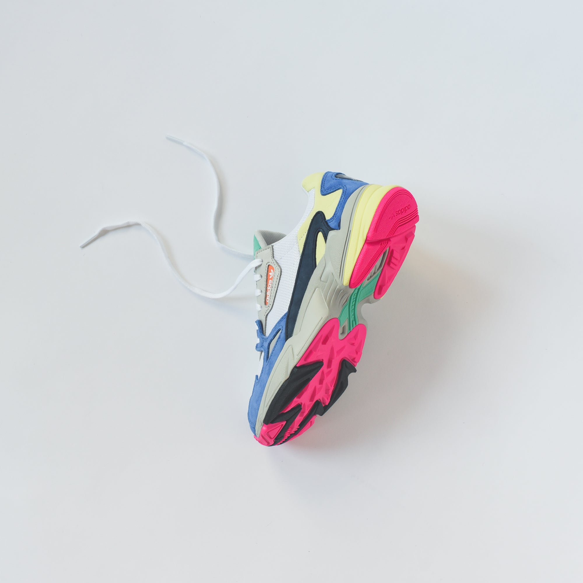 Adidas falcon white multicolor sales