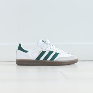 adidas Originals Samba - White / Collegiate Green