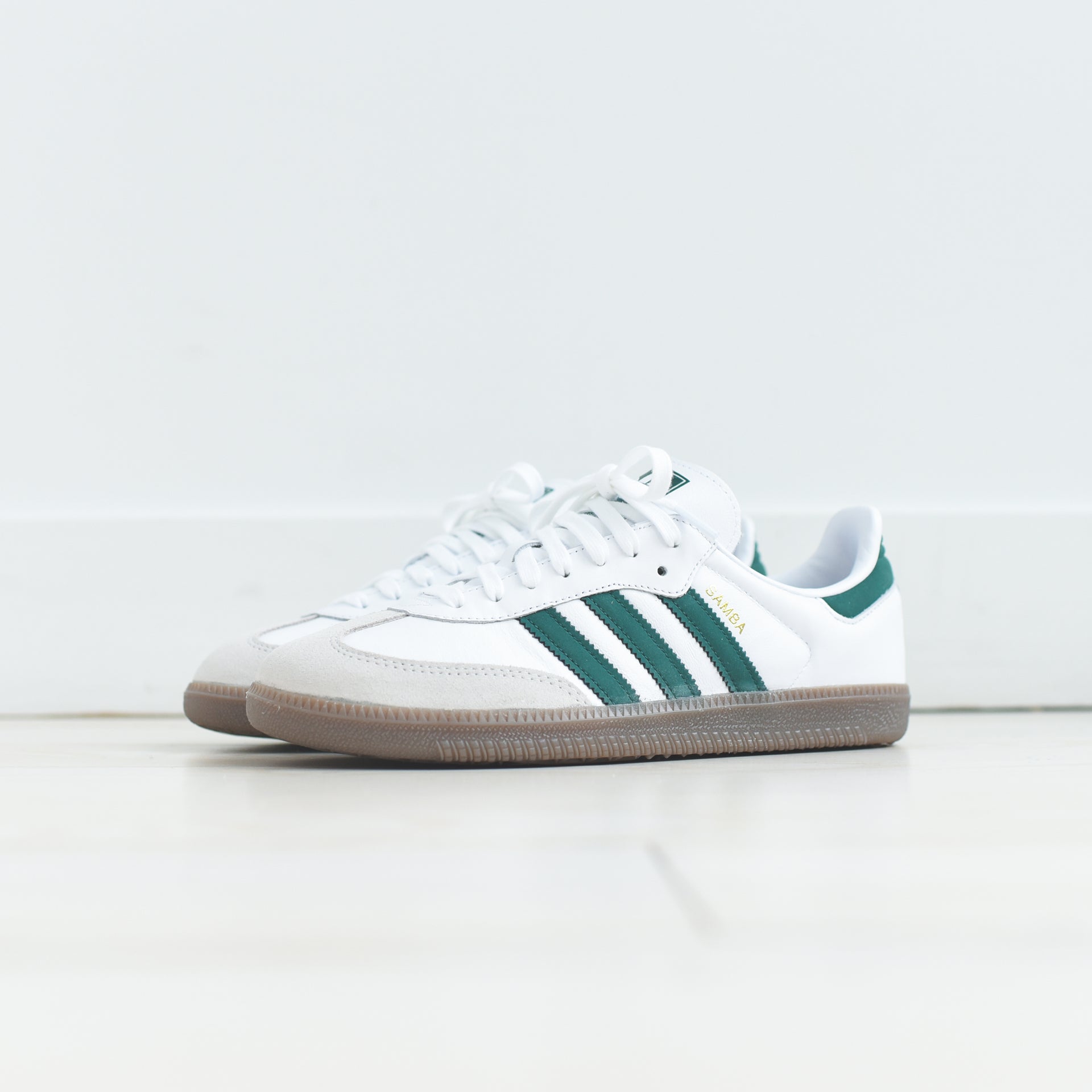 adidas Originals Samba - White / Collegiate Green