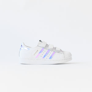 Adidas superstar metallic kinderen zilver Clearance