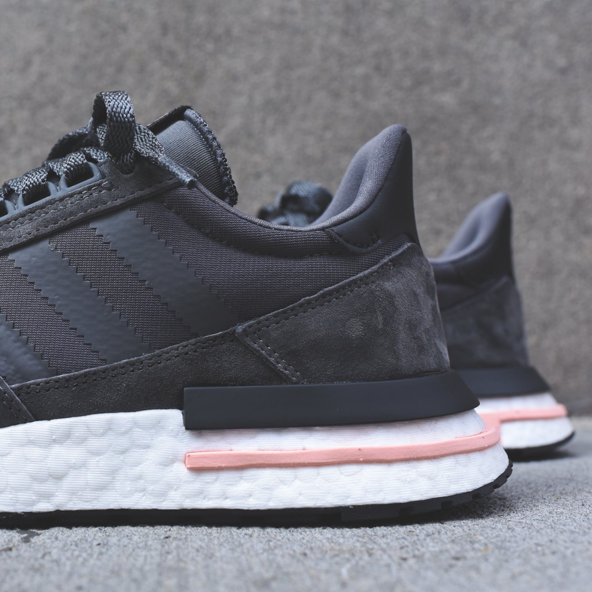 しゅうと adidas ZX 500 RM - Black / White / Orange – Kith