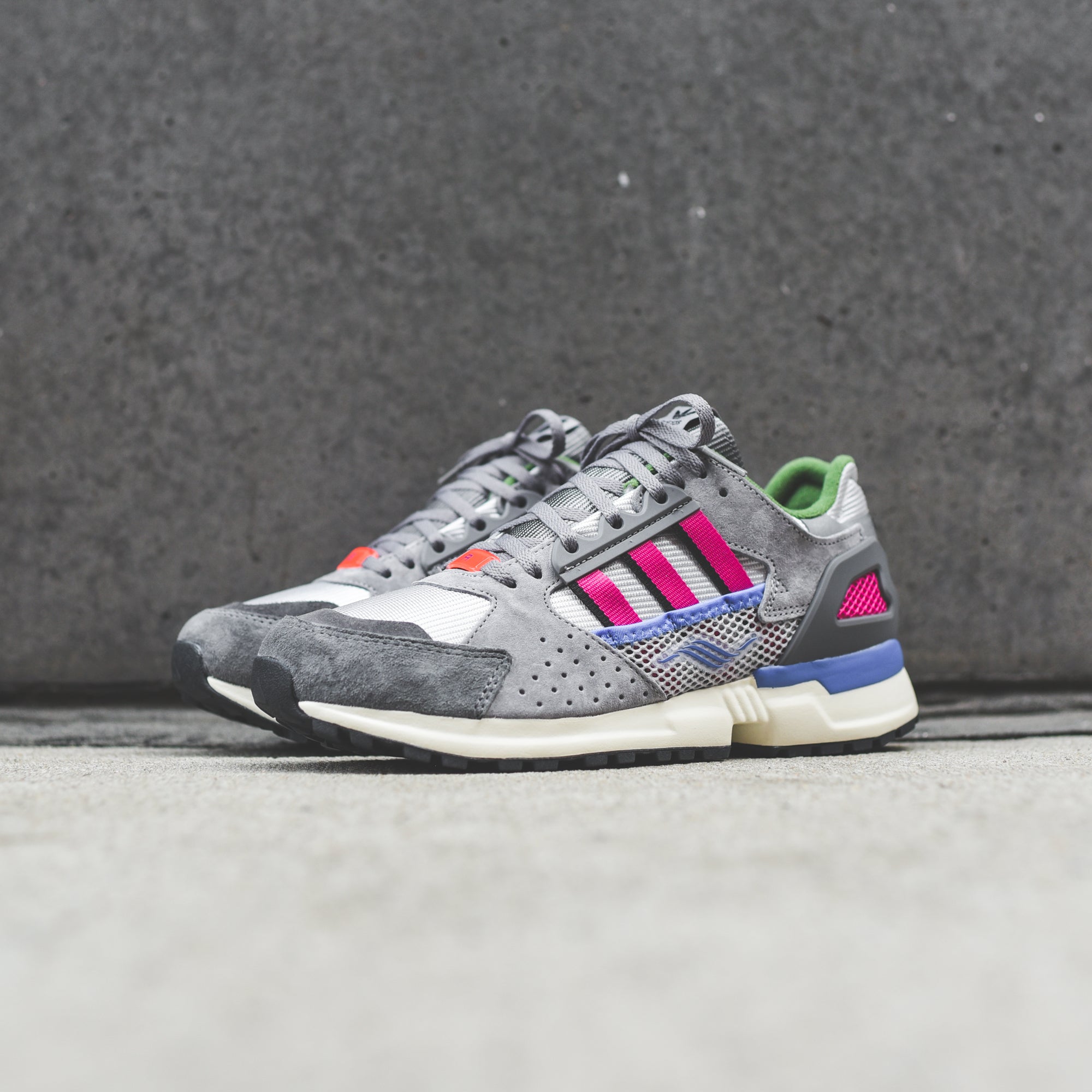 adidas Consortium x Overkill ZX10000-C - Grey / Teal – Kith