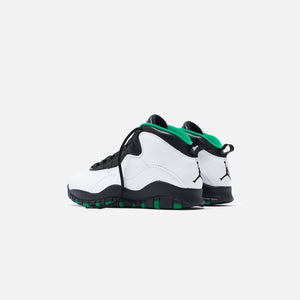 Nike Air Jordan 10 - White / Black / Kelly Green