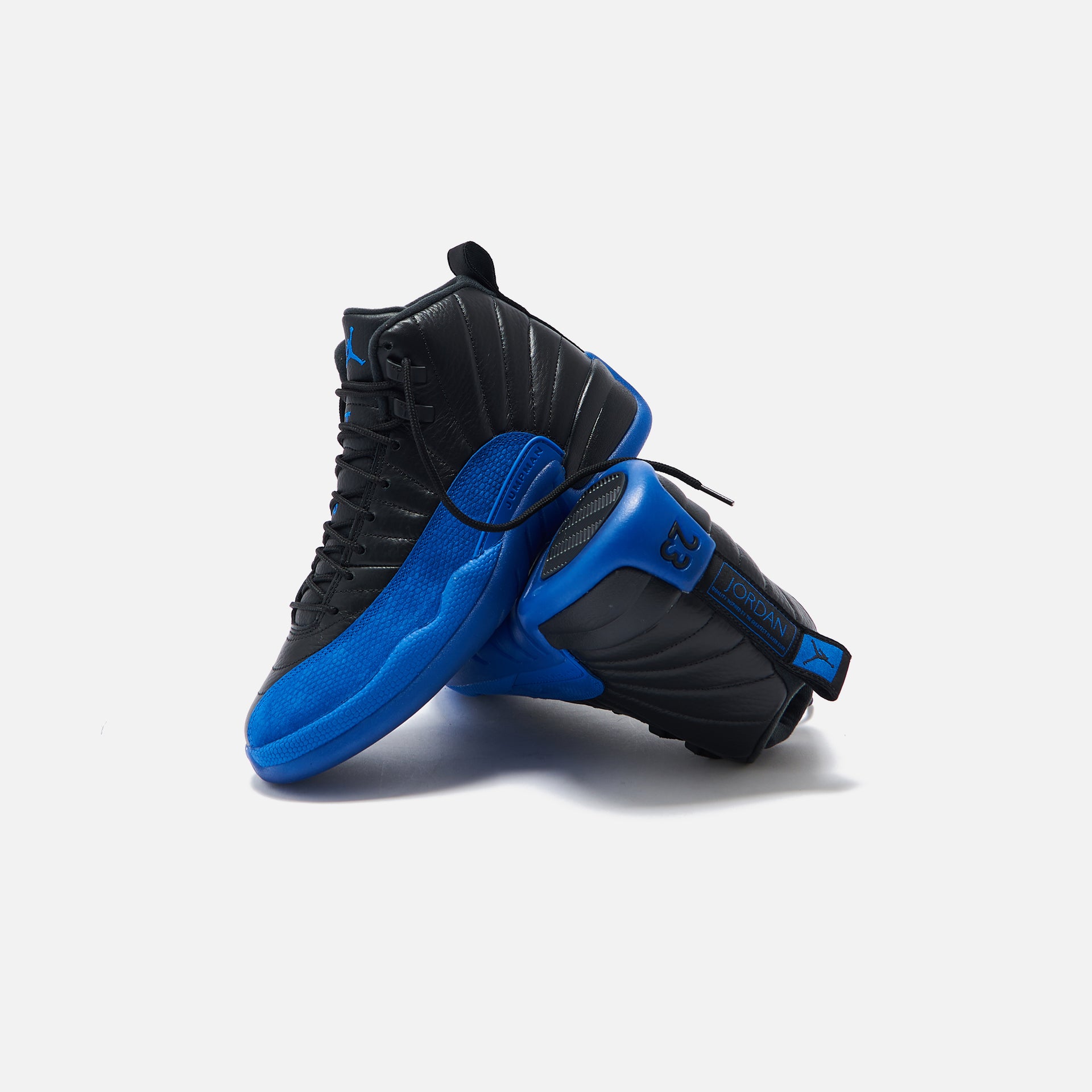 Nike Air Jordan 12 Retro - Black / Racer Blue / Metallic silver