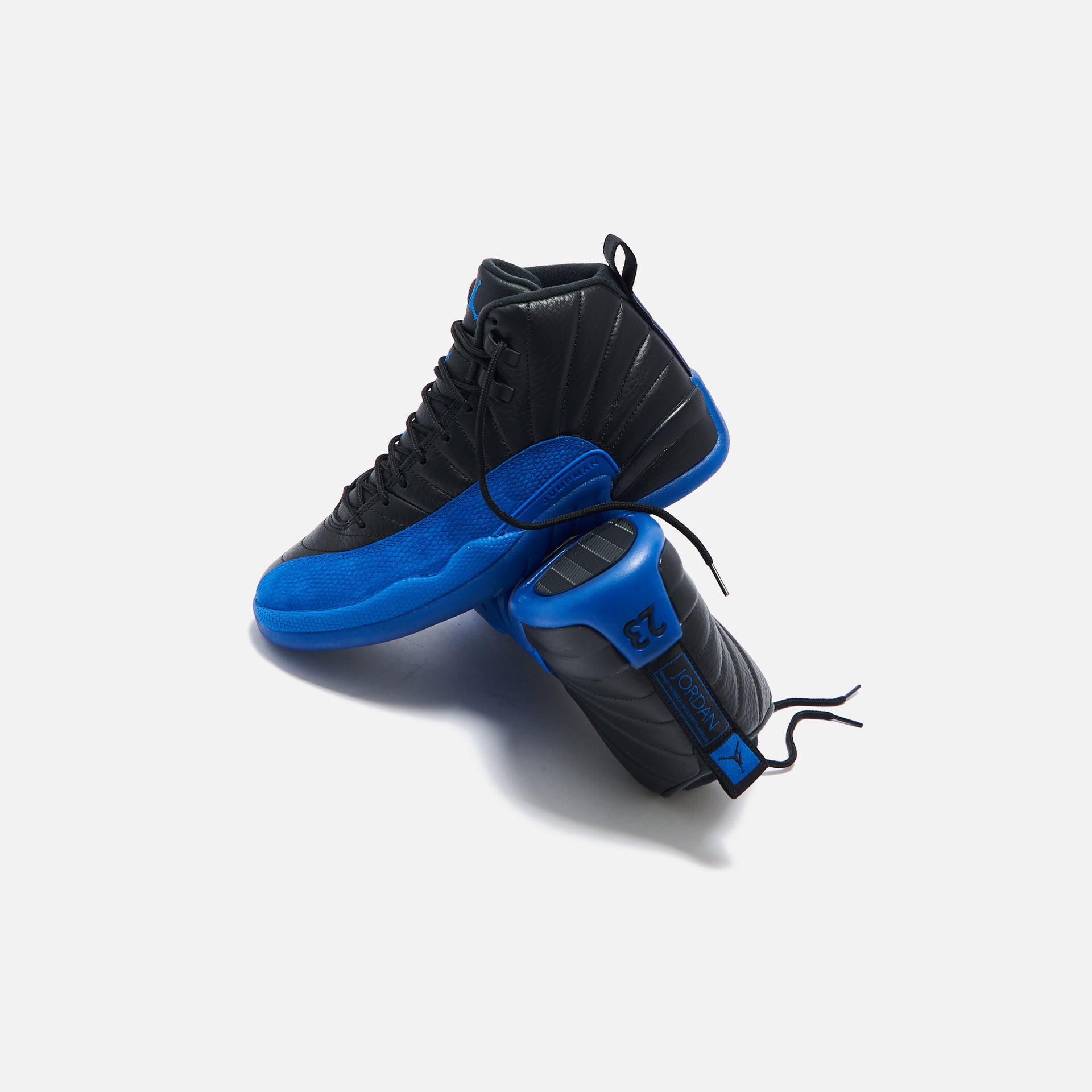 Nike Air Jordan 12 Retro - Black / Racer Blue / Metallic silver