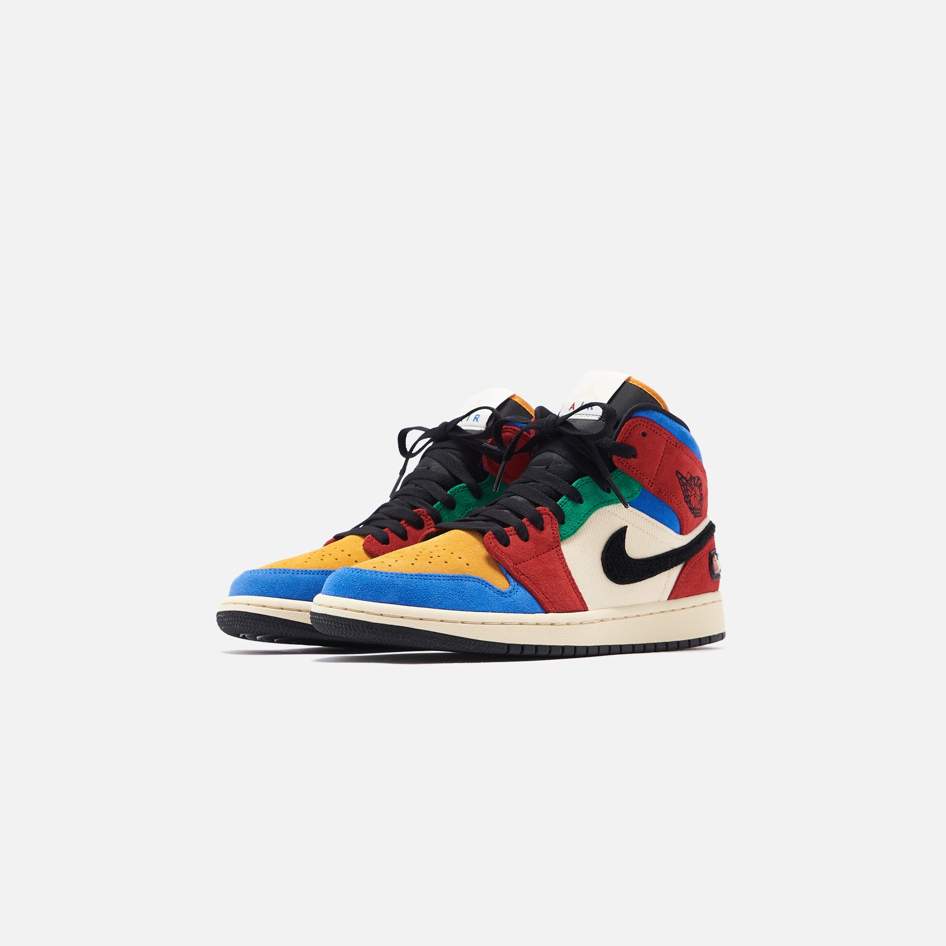 Nike Air Jordan 1 Mid Se Fearless NA - Muslin / Varsity Red / Royal