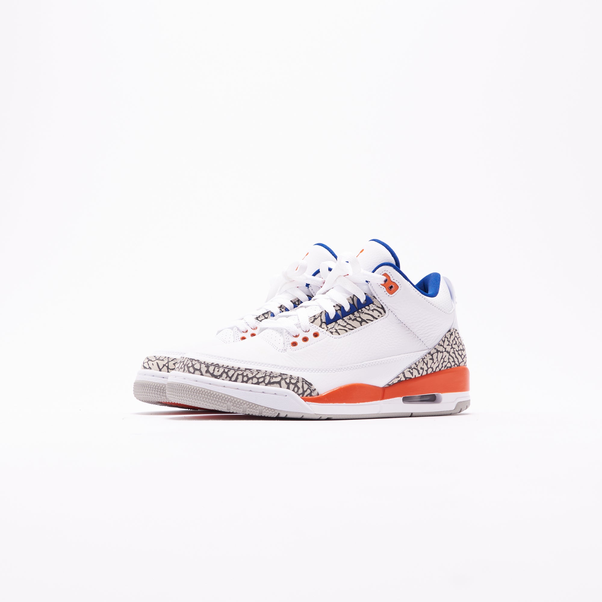 Nike Air Jordan 3 Retro - White / Orange / Grey / Royal – Kith