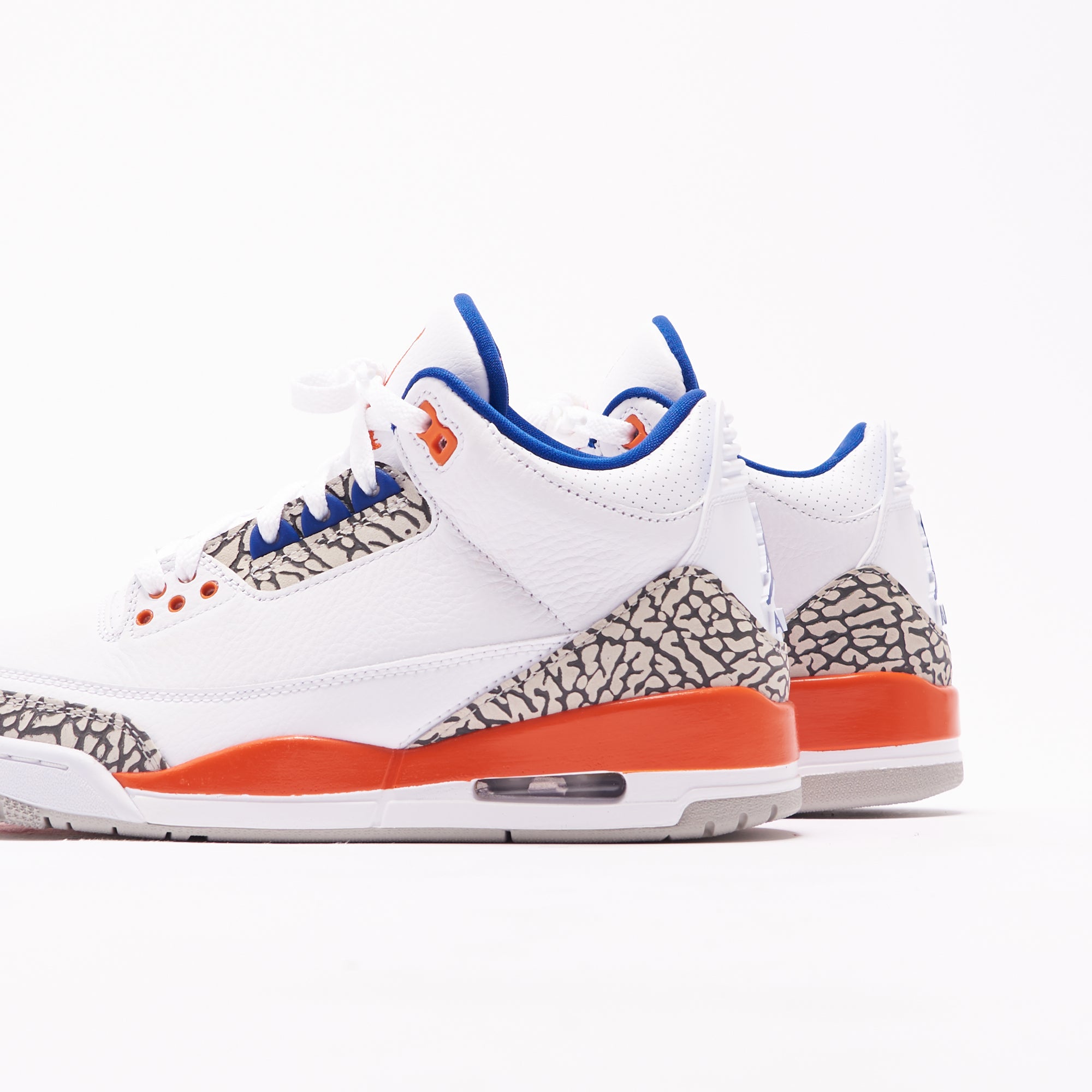 Air Jordan 3 グレー/オレンジ Nike Air Jordan 3 Retro Fear Pack Grey Orange Men's Shoes