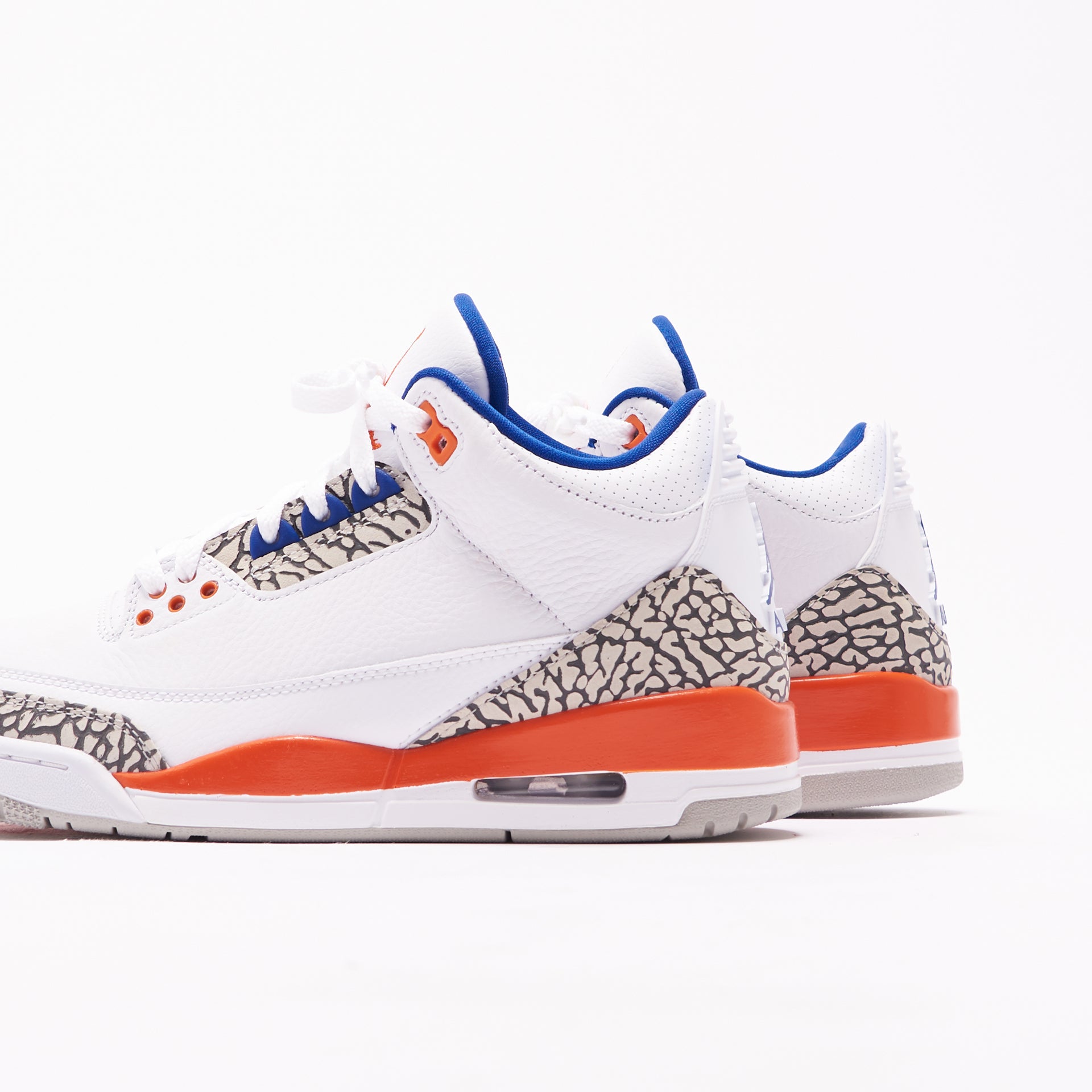 Nike Air Jordan 3 Retro - White / Orange / Grey / Royal