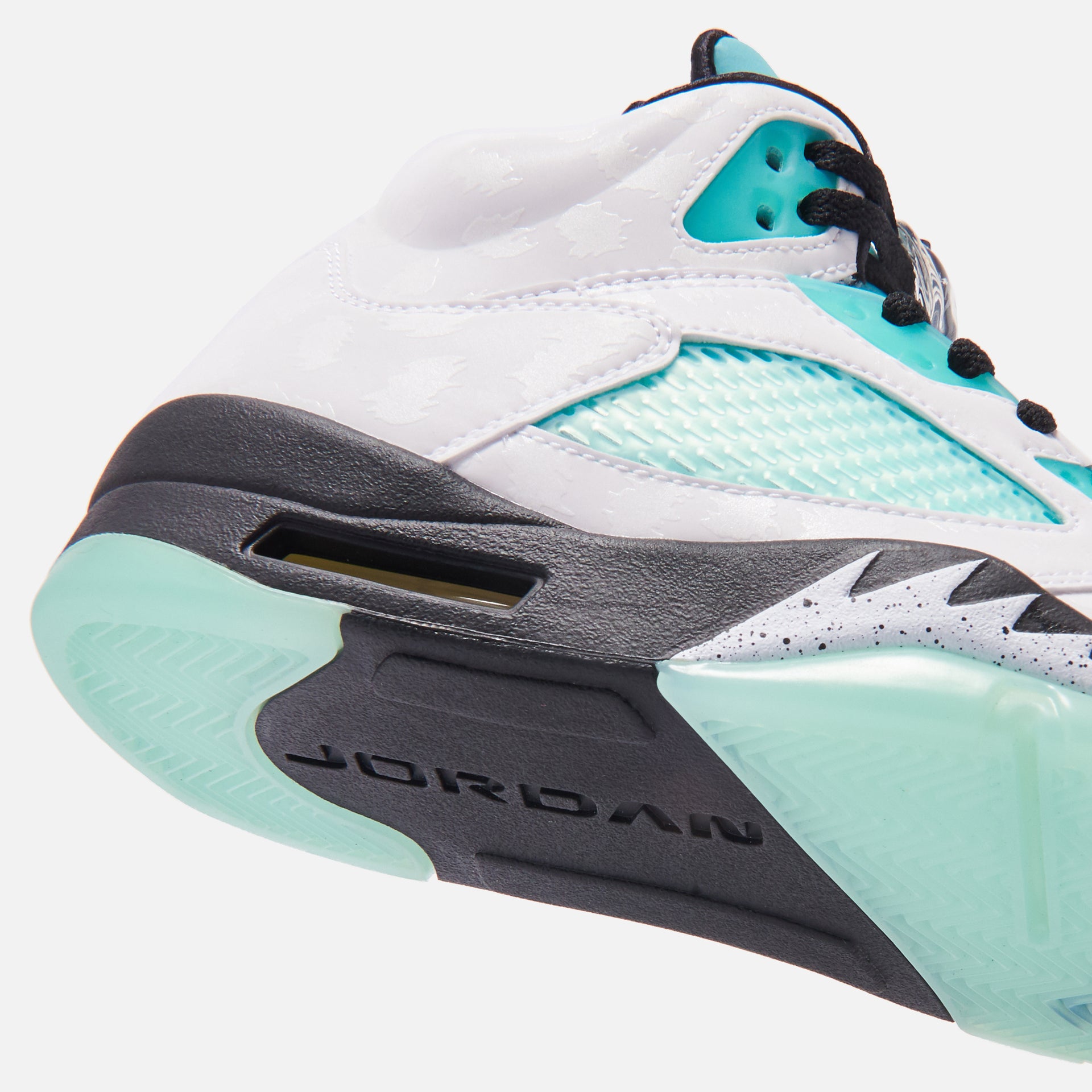 Nike Air Jordan 5 Retro Single Day - White / Black / Island Green