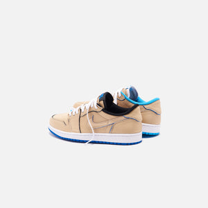 Nike Air Jordan 1 Low SB - Desert Ore / Royal Blue / Dark Powder Blue