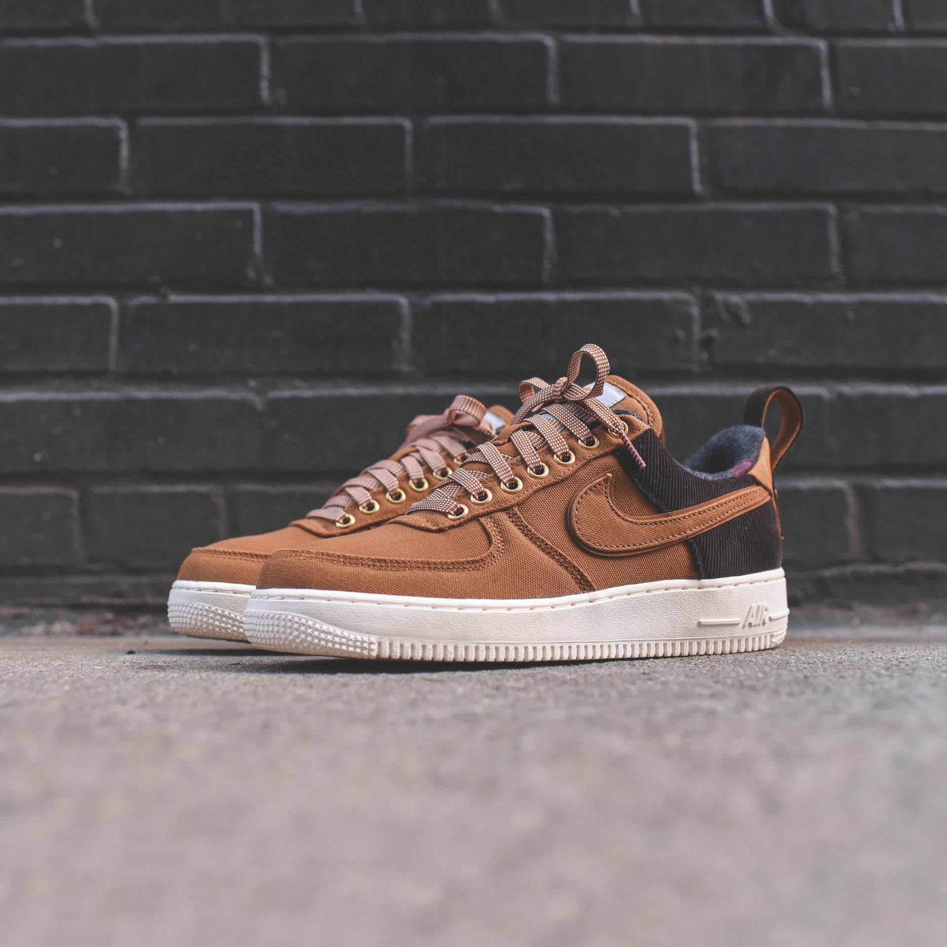 Nike Air Force 1 07 PRM WIP GS - Brown / Ale Brown / Sail
