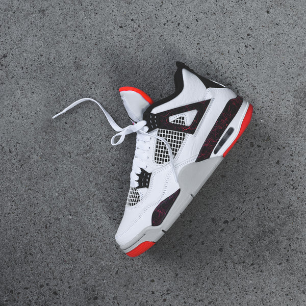 Jordan 4 retro white black bright crimson Clearance