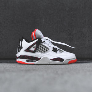 Jordan 4 white black bright crimson Clearance