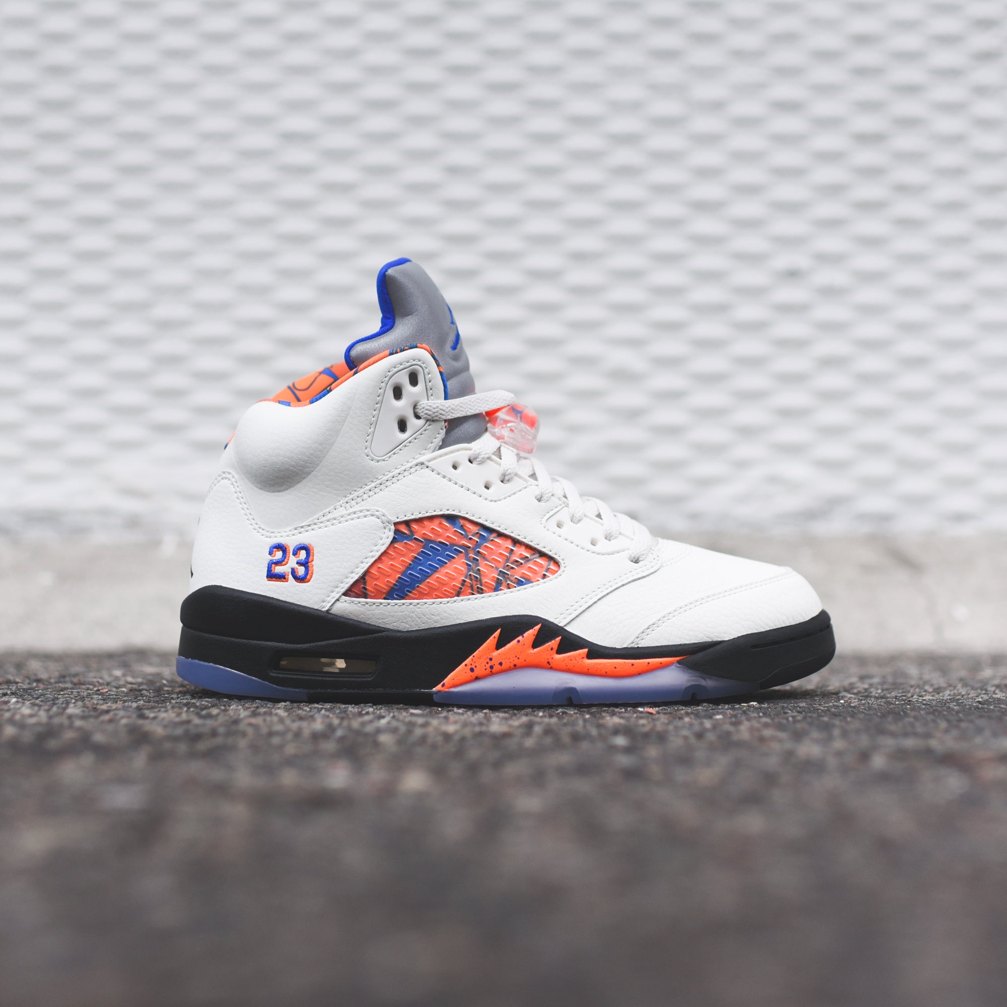 Nike TD Air Jordan 5 Retro - Sail / Racer Blue / Cone Black – Kith