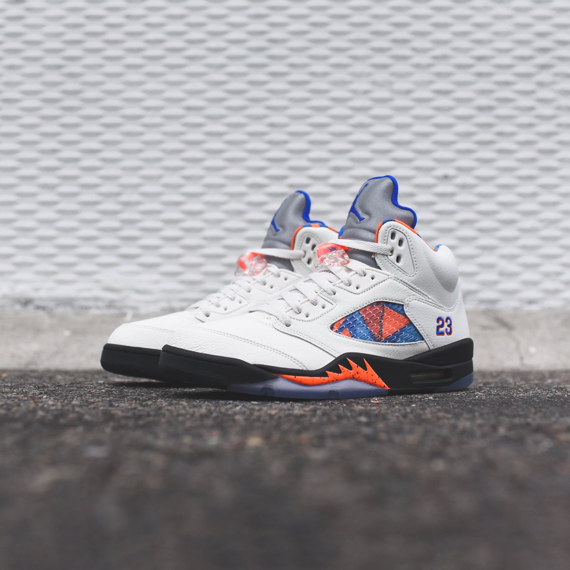 Nike Air Jordan 5 - Sail / Racer Blue – Kith