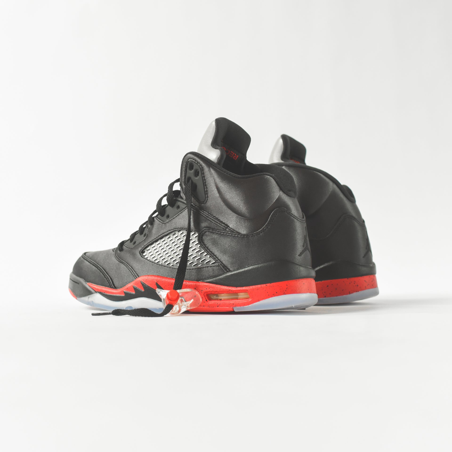 Nike Air Jordan 5 Satin - Black / Red