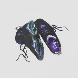 Nike GS Air Jordan 7 Retro - Black / Field Purple