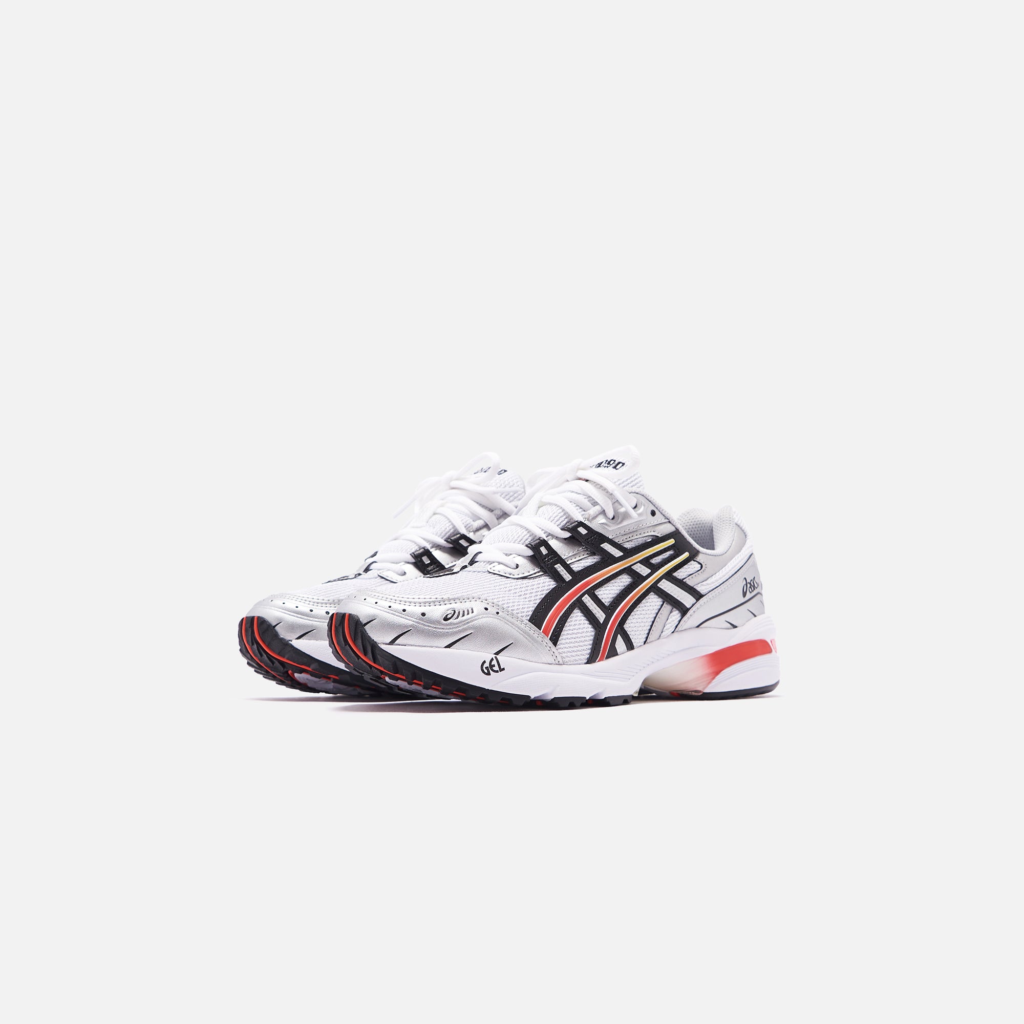 シューズ・サンダルその他 asics Gel 1090 W White Black 1022A308100 1022A308-100 Asics Gel-1090 - White / Black / Red – Kith