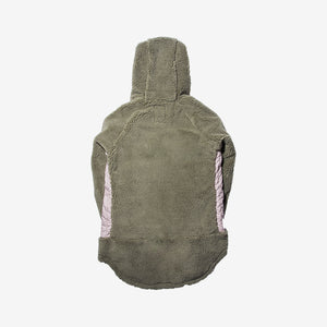 Kith x Columbia Sportswear High-Pile Zip Hoodie - Stone Green