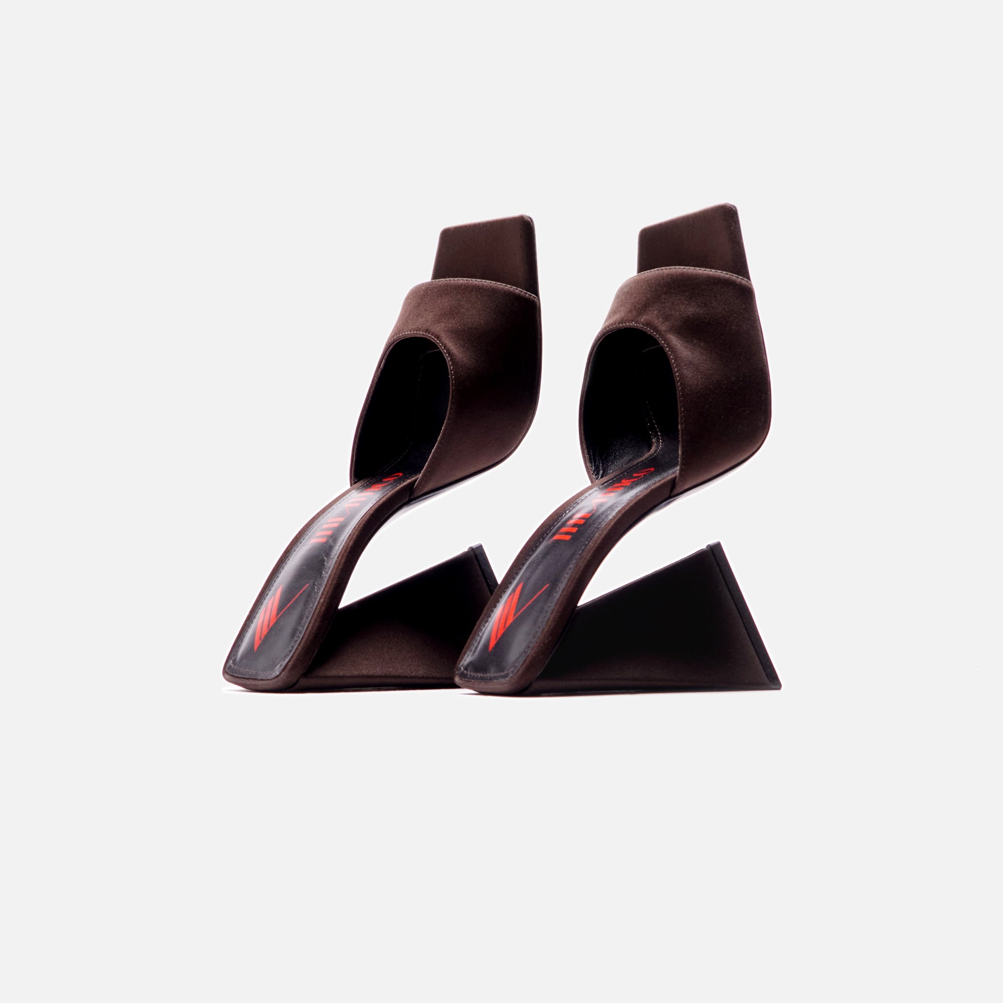 サンダル・ミュール The Attico Devon 115Mm Mule THE ATTICO DEVON 115MM MULE HOLOGRAPHIC SILVER NEW SEASON