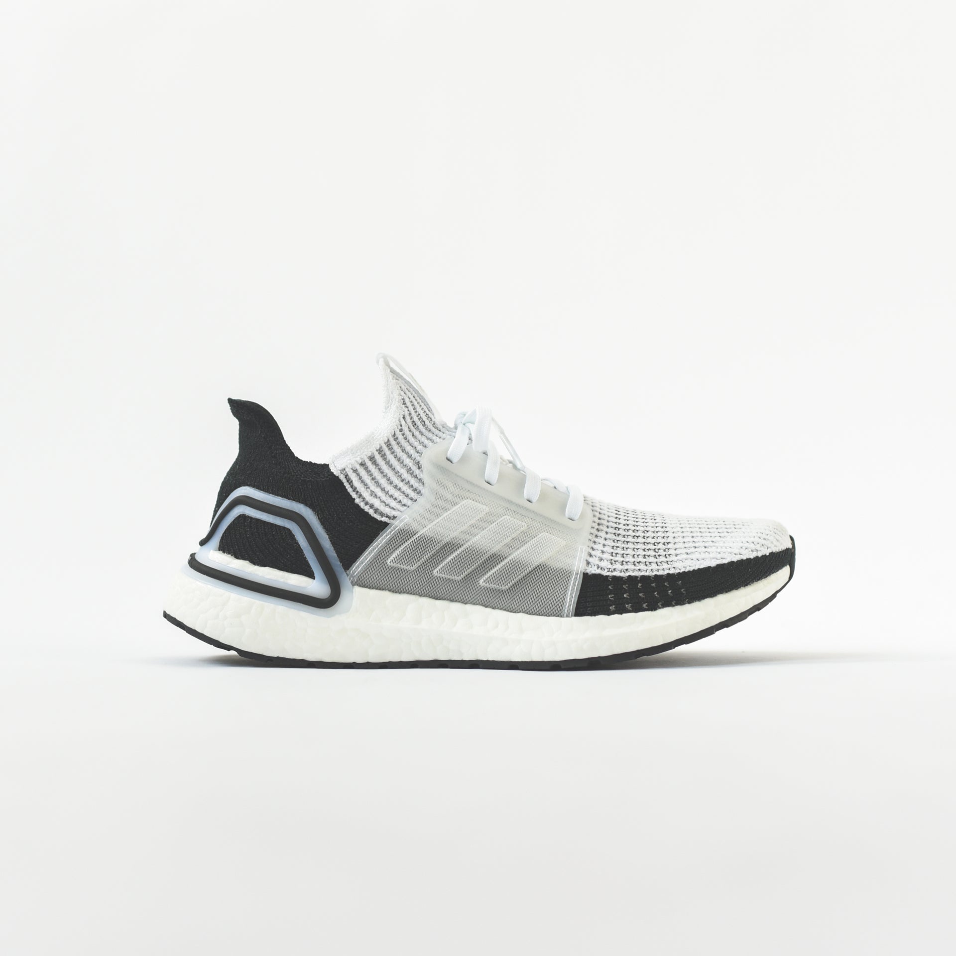 adidas UltraBoost 19 - White / Core Black / Grey Four