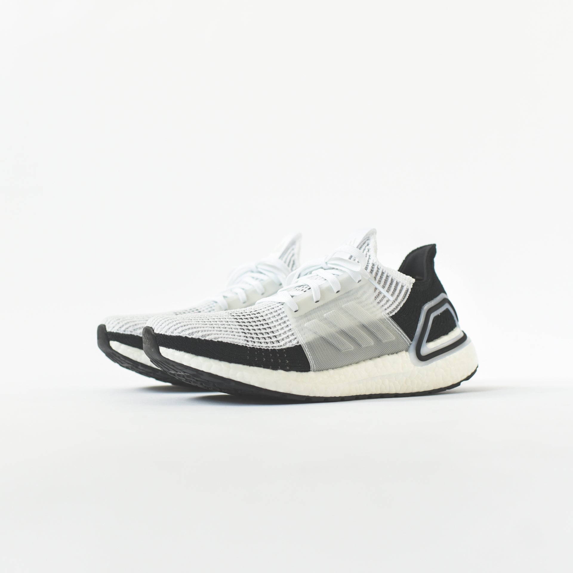 adidas UltraBoost 19 - White / Core Black / Grey Four