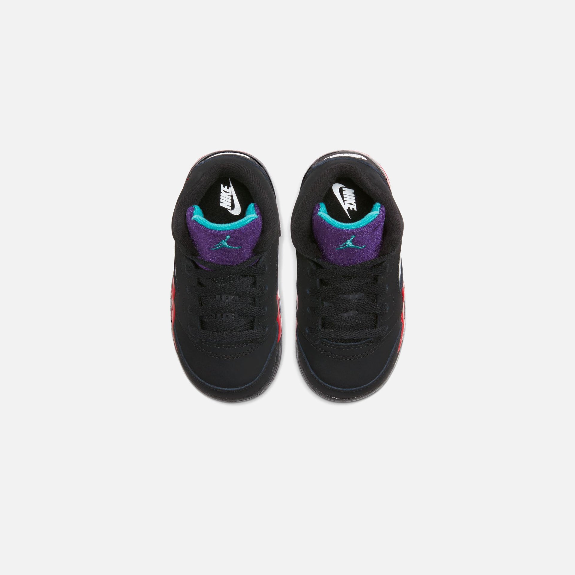 Nike Toddler Air Jordan 5 Retro Top 3 - Black / Emerald / Fire / Grape