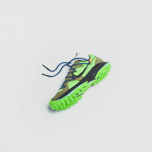 Nike x Off-White WMNS Zoom Terra Kiger 5 - Electric Green / Metallic Silver