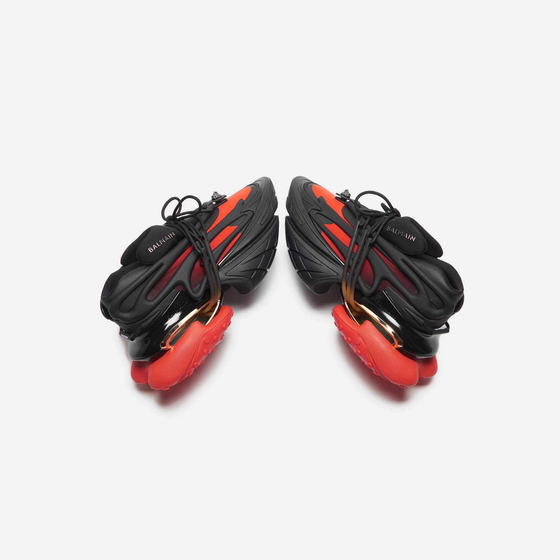 Balmain Unicorn - Neoprene / Calfskin Noir / Rouge