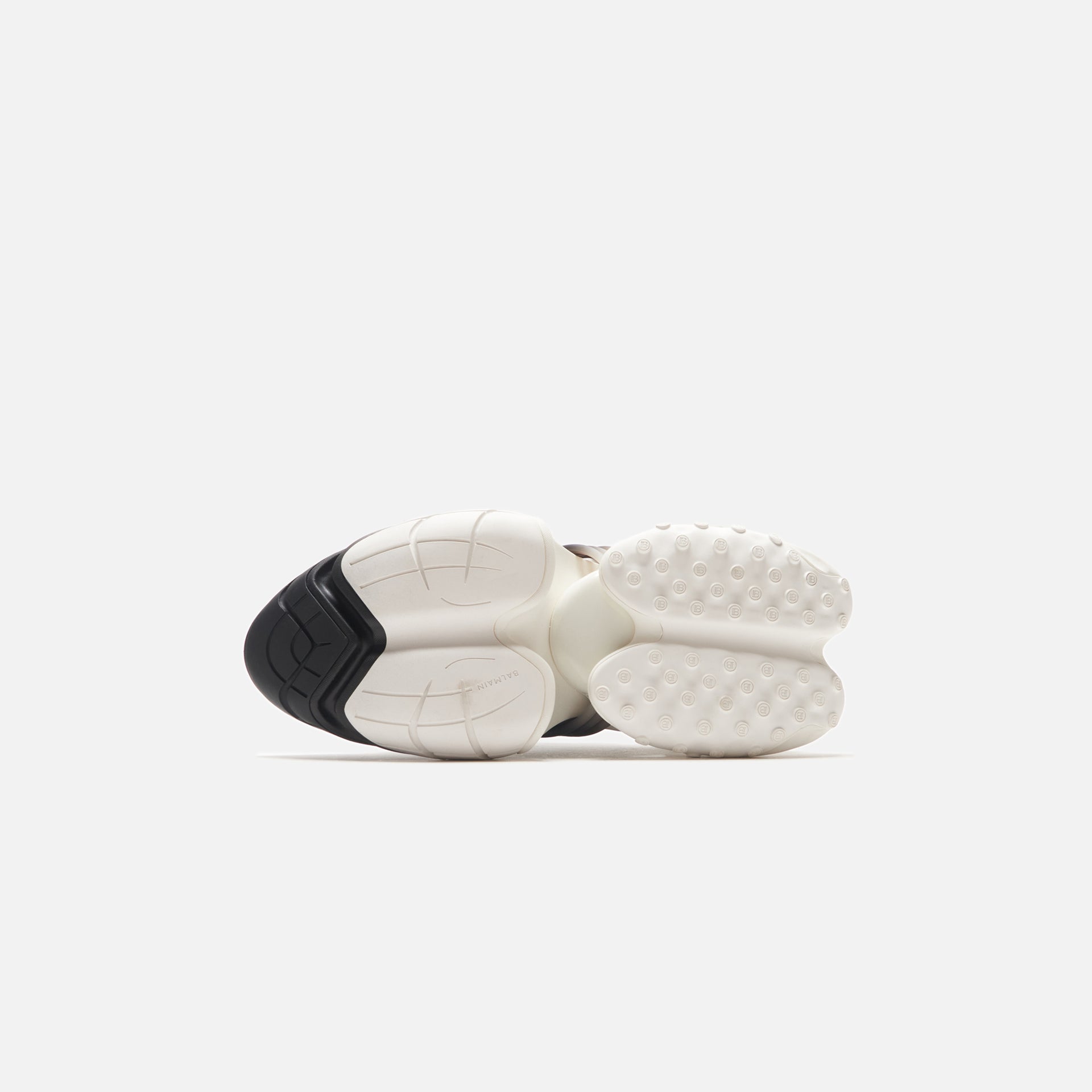 Balmain Unicorn - Neoprene / Rubberized Leather Blanc Noir / White