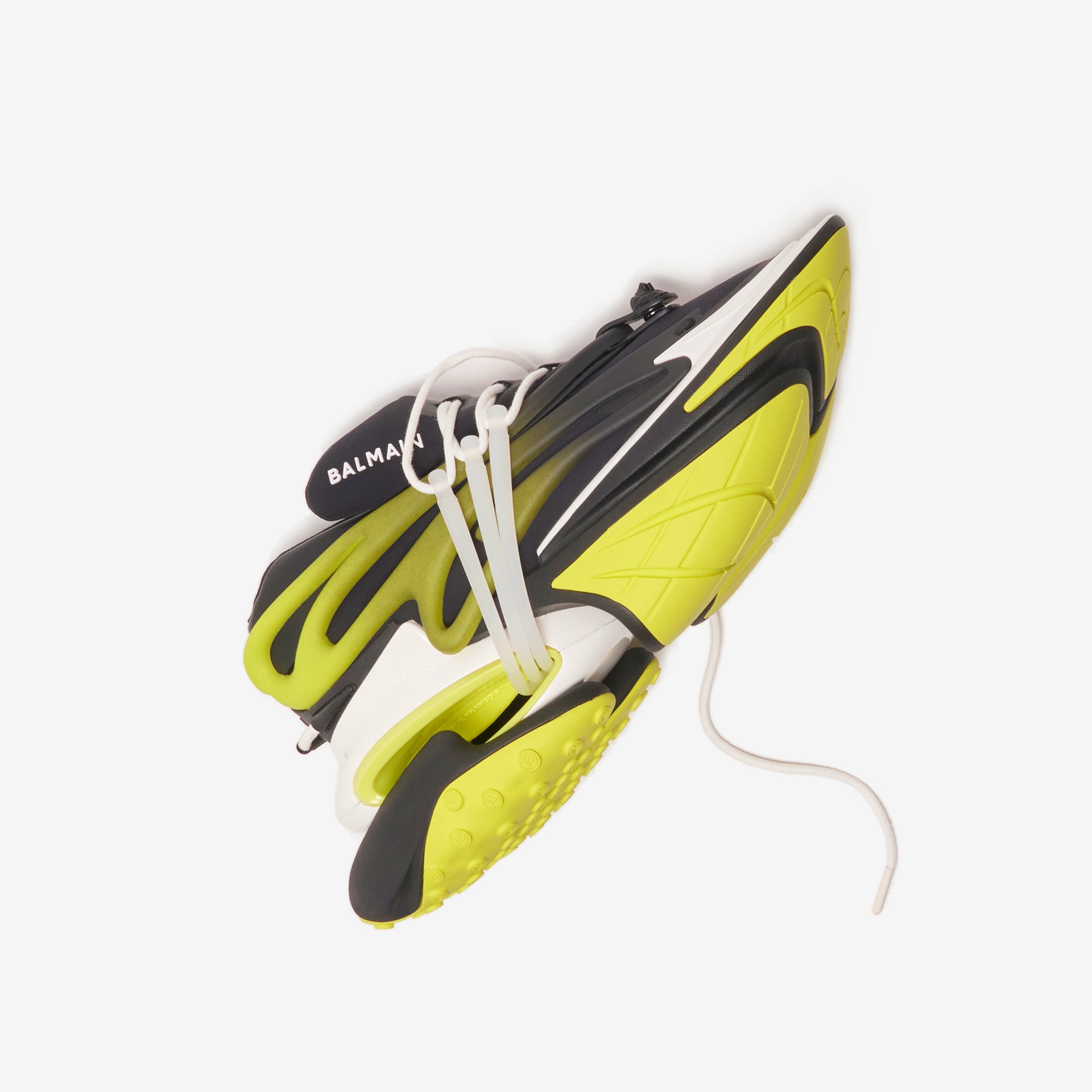 Balmain Unicorn - Neoprene / Metallic Mesh Noir / Vert Fluo