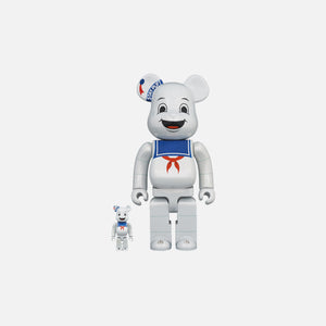 Medicom Toy Stay Puft Marshmallow Man White Chrome 400% + 100%