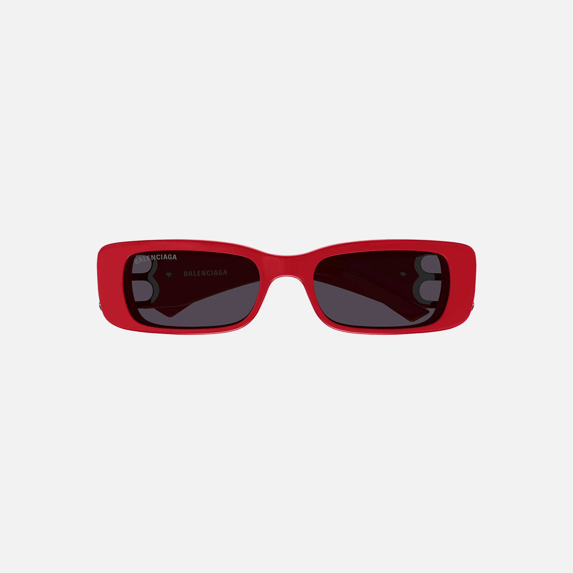 Balenciaga BB Logo Hinge Square Frame - Red / Grey