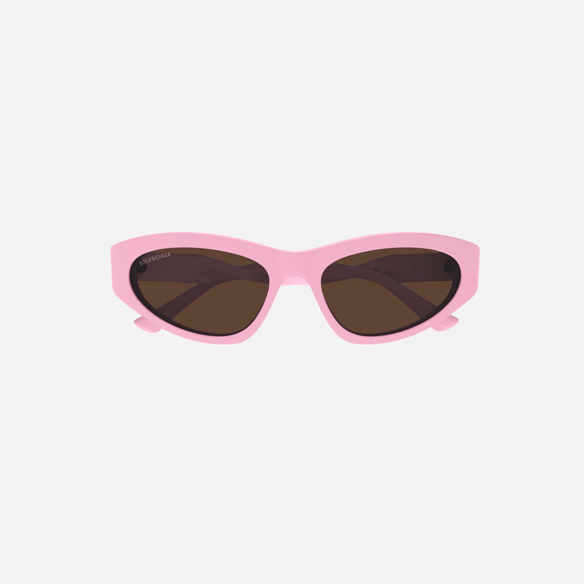 Balenciaga Oval Cat Eye Sunglasses - Baby Pink