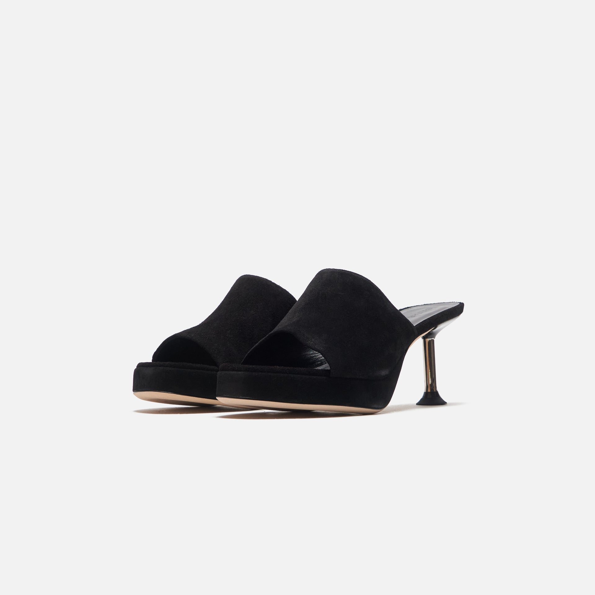 By Far Cala Suede Leather - Black