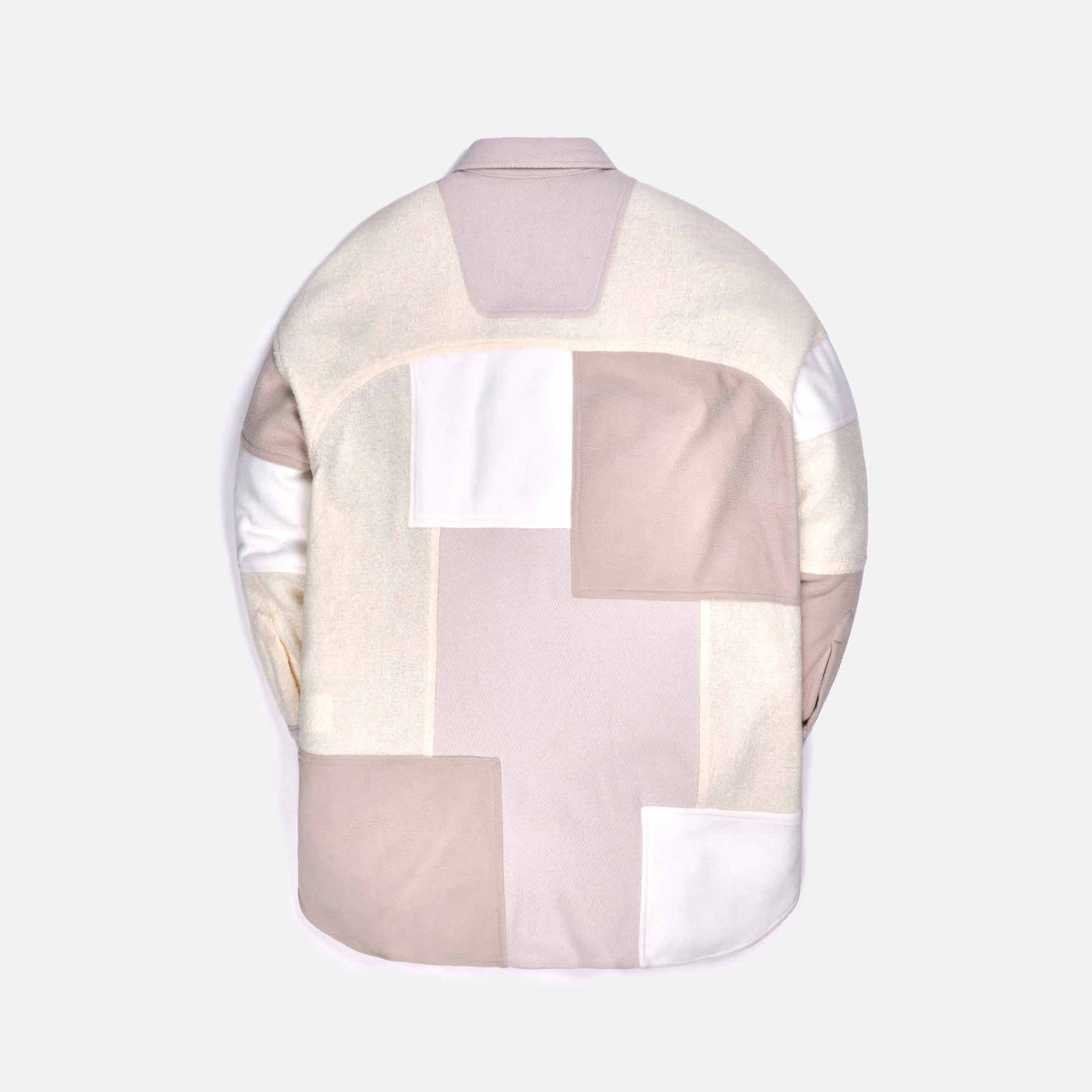 Ambush Patchwork Shirt - White / Multi