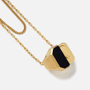 Ambush Misfit Stone Ring Necklace - Gold